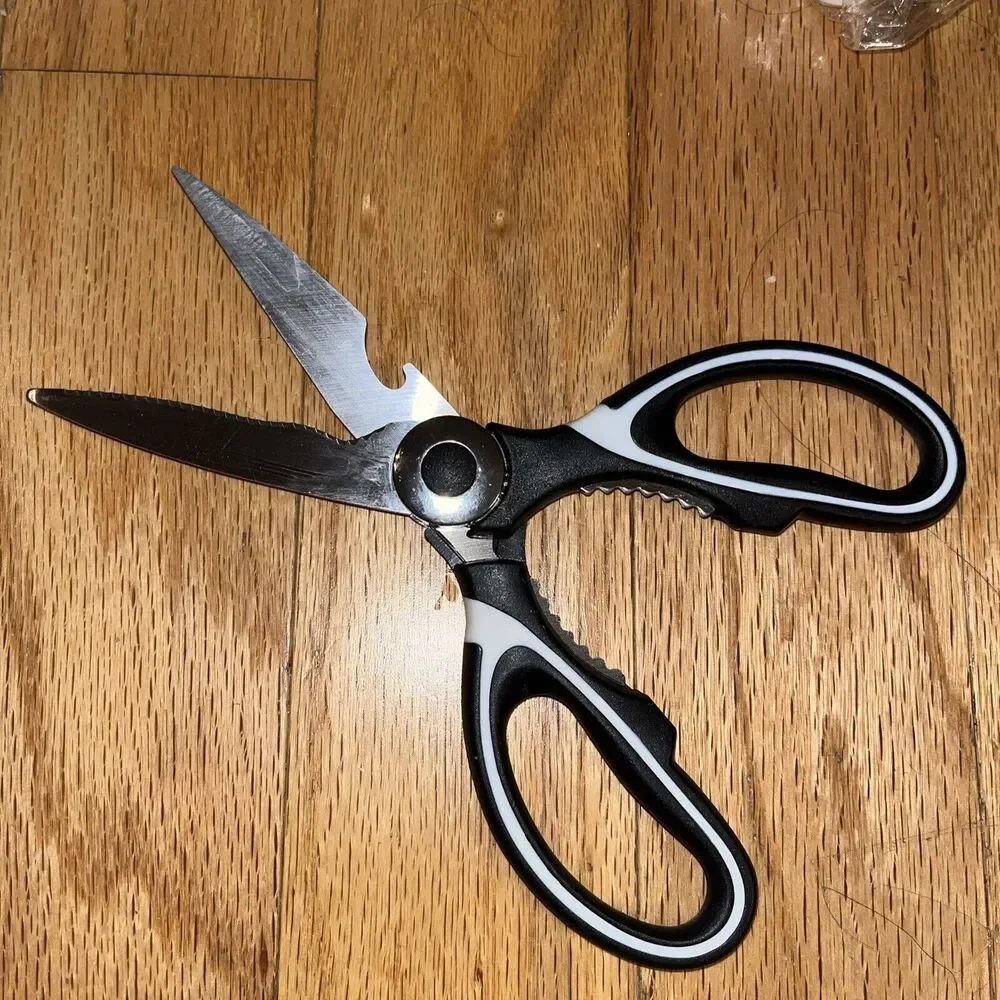 Stainless Steel Kitchen Shears Heavy Duty Scissors for Meat Fish Chicken Bones